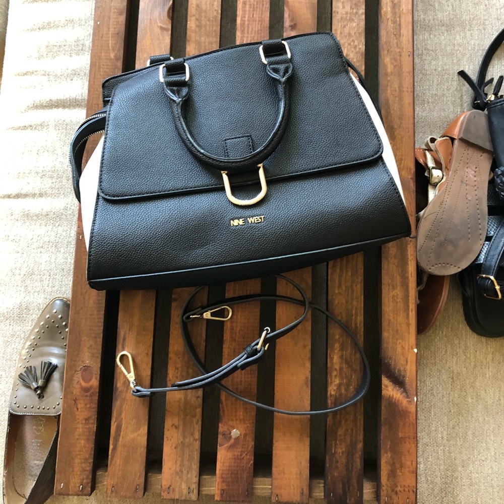 NineWest Black and White bag